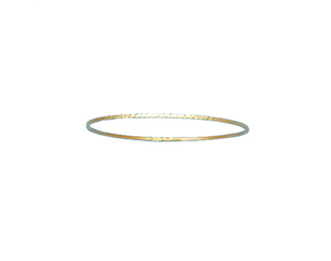 14k Yellow Gold Stacking Bangle